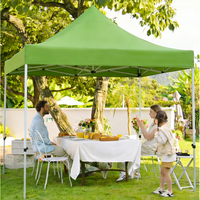 Tente pliante personnalisée en toile Oxford imperméable avec cadre en alliage d'aluminium, résistante aux UV quatre saisons, pour promotion commerciale et événements.