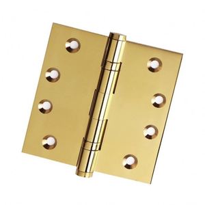 Charnière industrielle en alliage de zinc, rotation à 180 degrés, finition brossée, garantie 4 ans, vis silencieuse pour porte – Vente en gros - Product Image 1