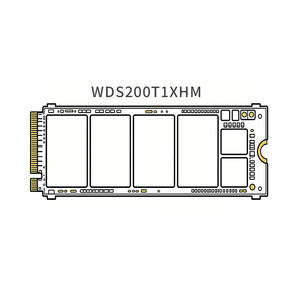 قرص صلب SSD أسود طراز SN8100 WDS200T1XHM - سعة 2 تيرابايت، مع مبدد حراري - Product Image 2