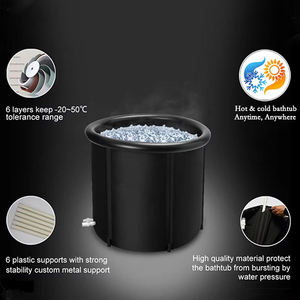 ICEMEND Athletes Recovery Portable <b>Inflatable</b> Cold Plunge Ice <b>Bath</b> Tub With Cooling and Heating System Water Chiller Optional - Product Image 5