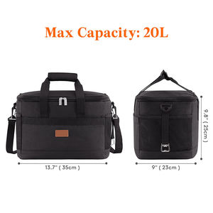 Özel taşınabilir su geçirmez sızdırmaz yalıtımlı termal çanta öğle yemeği piknik buzdolabı kamp için, piknik - Product Image 4