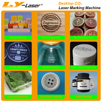 Machine de marquage laser CO2 RF LYLASER, graveur laser au dioxyde de carbone pour le marquage du bois, de l'acrylique, du cuir, du papier et des emballages