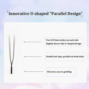 Ciglia Finte a Forma di U SP EYELASH, Estensioni 3D 4D 5D, Ciglia U YY e Volume Brasiliano, Morbide Ciglia Finte in Visone Sintetico Y W - Product Image 4