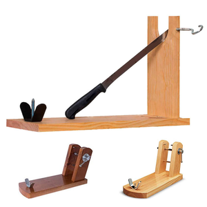 Soporte Profesional para <span class=keywords><strong>Jamón</strong></span> de Madera de Pino, Jamonero Español, Base de Madera Maciza Tallada, Accesorios de Cocina - Product Image 2