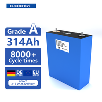 Batterie LiFePO4 prismatique 3.2V rechargeable 50-314Ah, stock UE/entrepôt Chine, garantie 3 ans, 8000 cycles, -20~60°C, 5.5KG