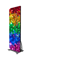 Affiche publicitaire intérieure pliable à LED couleur personnalisée P1.25, luminosité 2500 cd, garantie 3 ans pour centre commercial