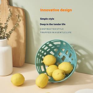 Style scandinave moderne Ins assiette de fruits <span class=keywords><strong>panier</strong></span> de rangement créatif Simple coupe en plastique collations et thé maison salon accessoire - Product Image 2