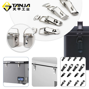 ตัวล็อคโลหะแบบสปริงเหล็กชุบสังกะสี TANJA สำหรับกล่องเครื่องดนตรี - Product Image 1