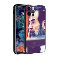 Plus de 1000 designs personnalisés de coques en silicone TPU pour iPhone 11 12 13 14 15 Pro Max avec impression UV par sublimation, coque de téléphone Saddam Hussein Irak