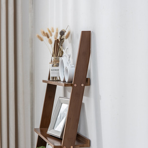 Estante de Almacenamiento de Bambú de 4 Niveles, Organizador para Sala de Estar o Dormitorio, Diseño Ecológico que Ahorra Espacio - Product Image 3