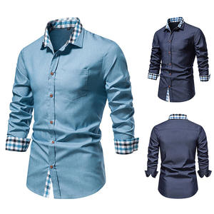 Nuove camicie da uomo a maniche lunghe con risvolto sottile con bottone autunnale top 2025 moda 3D con stampa sabbie mobili bluse da ballo nobile S-3XL - Product Image 5