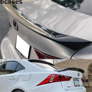 Original for IS E3 3rd Generation CT1 Style Forged Carbon Fiber Non Perforated <b>Rear</b> <b>Spoiler</b> Trunk 2013-2020 Carbon - Product Image 2