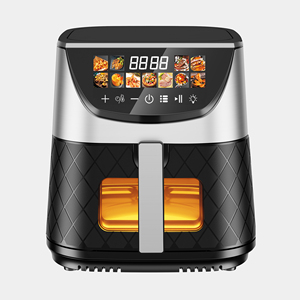 Nouveautés OEM Friteuse à air numérique intelligente sans huile avec écran tactile personnalisable 5L 6L 7L 8L en acier inoxydable - Product Image 6