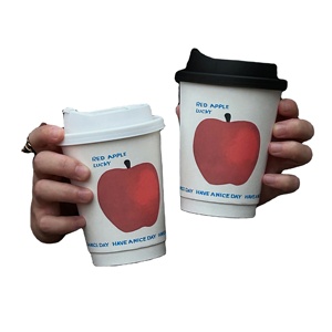 <strong>Paper</strong> Sauce <strong>Cup</strong> Colourful <strong>pink</strong> <strong>Paper</strong> Coffee <strong>Cups</strong> 16oz Custom Coffee <strong>Paper</strong> <strong>Cups</strong> with Lids Insert Bowl - Product Image 3
