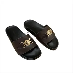2024 new design luxury men designer slides fashion outdoor beach sandal slippers