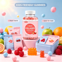 Gummies de collagène marin avec vitamine C et acide hyaluronique pour l'élasticité de la peau