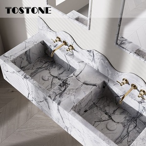 Tocador <span class=keywords><strong>de</strong></span> Mármol Elegante <span class=keywords><strong>con</strong></span> Vetas Grises Naturales <span class=keywords><strong>para</strong></span> <span class=keywords><strong>Colgar</strong></span> en la Pared, Ideal <span class=keywords><strong>para</strong></span> Hoteles <span class=keywords><strong>de</strong></span> Lujo, Apartamentos y Villas, Decoración <span class=keywords><strong>de</strong></span> Interiores <span class=keywords><strong>de</strong></span> Baños - Product Image 4