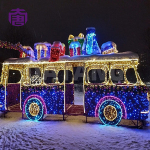 Factory Direct Outdoor Vehicle Christmas Lights Motif LED Decoration for Park Yard - Product Image 2