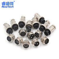 GX20-2/3/4/5/6/7/8/9/10/12P adaptateur de prise d'aviation magnétique Pogo Pin Dc Jack 5.5mm sma connecteur coaxial