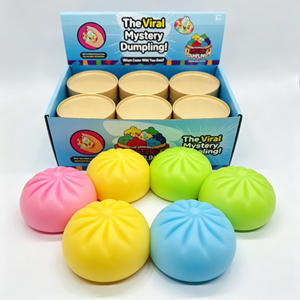 Juguete Blandito de Peluche con Forma de Bollo Sorpresa, con Caja de Vapor de Bambú, Colorido, de Levantamiento Lento, Antiestrés - Product Image 2