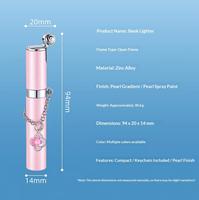 Briquet rechargeable en alliage, style machine circulaire, à allumage rapide, flammes réglables, corps métallique mini élégant ; Parfait