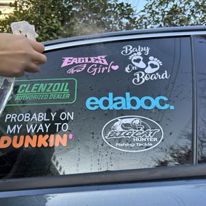 Custom Letters Printing Waterproof Removable <strong>Perforated</strong> <strong>Vinyl</strong> One Way Vision Car Rear <strong>Window</strong> Stickers - Product Image 6