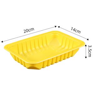 Lonchera Desechable de Plástico Amarillo 2014-3.5, Capacidad de 1-3L, Sellable con Atmósfera Modificada, Conservador de Frescura para Camping y Comida para Llevar - Product Image 4