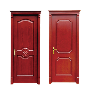 Fabricante LINRUN, Puerta de Madera de Alta Calidad Hecha en China, Puertas Interiores de Madera Sólida para Casas, Puerta Pintada Directamente de Fábrica para Dormitorio - Product Image 3