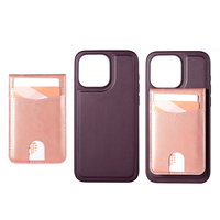 Vente en gros de porte-cartes de crédit en cuir PU portefeuille avec support étui de téléphone portable étui magnétique pour iPhone 14 Pro Max