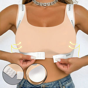 Comfortable Seamless Wire Free Breathable Push-Up <b>Front</b> <b>Closure</b> Traceless <b>Bra</b> Full Back Coverage Sports <b>Bras</b> for Women - Product Image 3