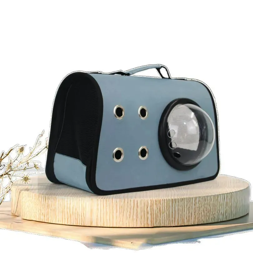 Sac pour animaux de compagnie Animaux de compagnie Portable Grande capacité Pliable Portée diagonale Respirant Grands chats de petite et moyenne taille Sac pour animaux de compagnie