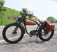 Vélo électrique Cruiser à pneus larges 26 pouces, vélo électrique Chopper 48V 20Ah, vélo électrique vintage, E-bike