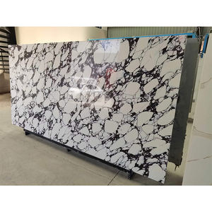 Losas de Piedra Artificial de Cuarzo Calacatta Viola Personalizables de Alta Calidad - Marca Perfect Stone para Uso en Cocina 20mm X 3200x1600mm - Product Image 1