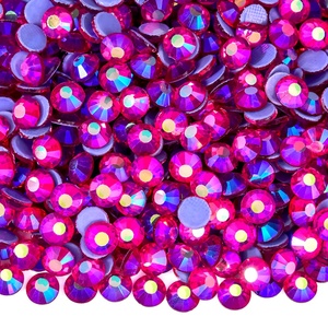 OLeeya Vente en gros Strass thermocollants couleur AB de haute qualité SS16 SS20, Strass en cristal Hotfix pour robes, nœuds et vêtements - Product Image 3