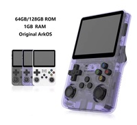 Consola de Juegos Portátil Original ArkOS R36S, 1GB de RAM, Sistema Linux, Pantalla IPS de 3.5 Pulgadas, Reproductor de Videojuegos Retro, Compatible con OTG Tipo-C HD