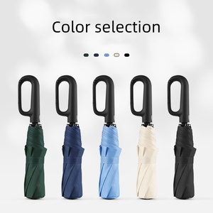 Paraguas con Diseño Personalizado FO, Material Pongee Clásico, Mango con Cierre de Gancho y Lazo Único para Promociones - Product Image 6