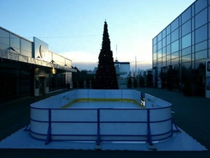 1000x2000 di động nhân tạo băng sân trượt băng hàng rào - Product Image 6