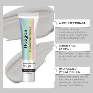 Descuento en tinte para el cabello, crema para teñir el cabello gris plateado, estilo Punk, 100g, champú para teñir el cabello para uso doméstico - Product Image 3