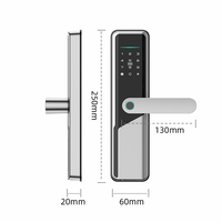 Usine OEM Haute Sécurité Rfid Carte Mot de Passe Code Électrique Numérique Serrure De Porte Intelligente D'empreintes Digitales Tuya Ttlock App