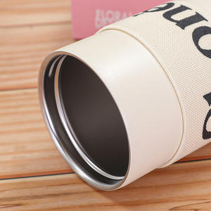 Botella de Agua Deportiva y para Café Aislada de Moda, Personalizable con Logotipo DD4363, 400 ml, Blanca/Beige/Gris, con Aislamiento Térmico de 12 a 24 Horas - Product Image 5