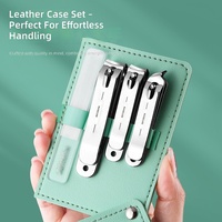 Kit de manucure professionnel 4-en-1 en acier à haute teneur en carbone, vente en gros directe usine, durable, pour salon et usage domestique