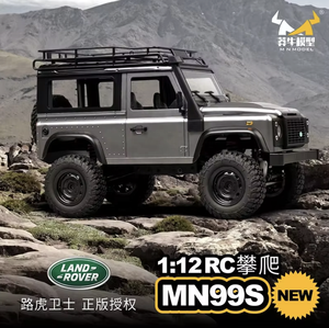 Authentique, sous licence, nouveau modèle amélioré MN98 MN99S <span class=keywords><strong>Land</strong></span> <span class=keywords><strong>Rover</strong></span> <span class=keywords><strong>Defender</strong></span> 90 1/12 RC Rock <span class=keywords><strong>Crawler</strong></span> 4WD 2.4G Véhicule tout-terrain télécommandé - Product Image 5