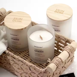 JIANMEI Luxury Holiday Scented <strong>Candle</strong> Gift Set Handmade 100% Organic Soy Wax Aromatherapy Fragrance Glass Jar Wholesale Private - Product Image 2