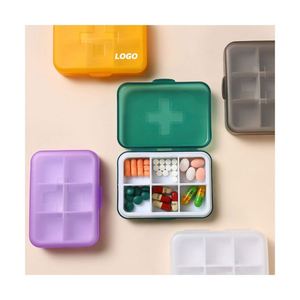 Caja Organizadora de Pastillas de Viaje con 6 Compartimentos - Estuche Portátil Mini para Medicamentos, Joyas y Artículos Esenciales - Product Image 1