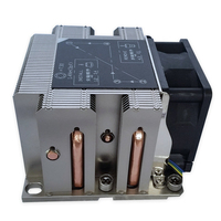 Radiateur CPU de serveur 2U 3647Square à 4 caloducs, double roulement à billes, liaison cuivre-aluminium, refroidisseur CPU Intel LGA 3647 Square