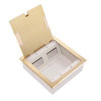220 Type prise de terre ouverte 1 sortie 86 entièrement en cuivre étanche 10A multi-fonction usage résidentiel FUPAI prise de sol d'alimentation ZDK220