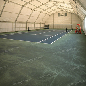 Carpa de Aluminio Tipo A de 10x20m para Cancha de Tenis, Impermeable, para Todo Clima, para Entrenamiento Deportivo en Interiores y Exteriores - Product Image 3