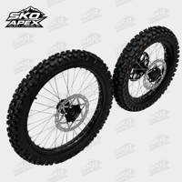 SKOAX Sur-Ron Ultra Bee 21/18 Jantes noires de 21/18 pouces, taille de jante 1.6 et 2.15, remplacement direct, usinées avec précision, pour conduite sur piste unique