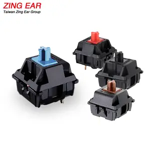 61/74/104/108 Keys Blue Black Brown Black 3Pins Single LED Diode Gaming Mechanical Keyboard Push Button Switch