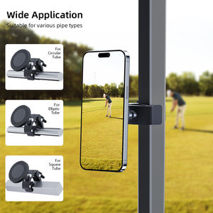 Support magnétique pour téléphone portable, support magnétique pour vélo, support de téléphone portable de <span class=keywords><strong>golf</strong></span>, support de téléphone rotatif à 360 °, pince pour téléphone à tube carré, nouveauté - Product Image 5